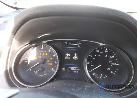 2016 Nissan Rogue Sv z USA, uszkodzony, nr VIN KNMAT2MV2GP657591